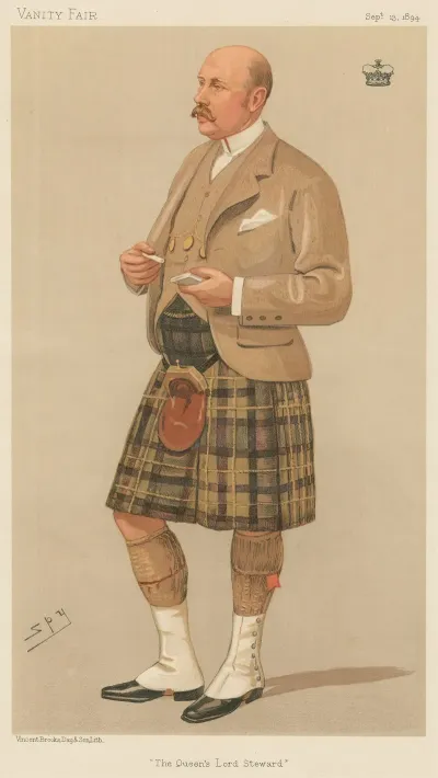 Scotsman The Queens Lord Steward The Marquis Of Breadalbane September 13 1894