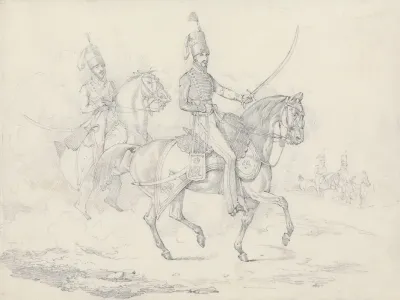 Scraps No 39 Mounted Hussars