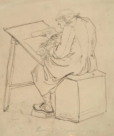 Scribe At Desk
