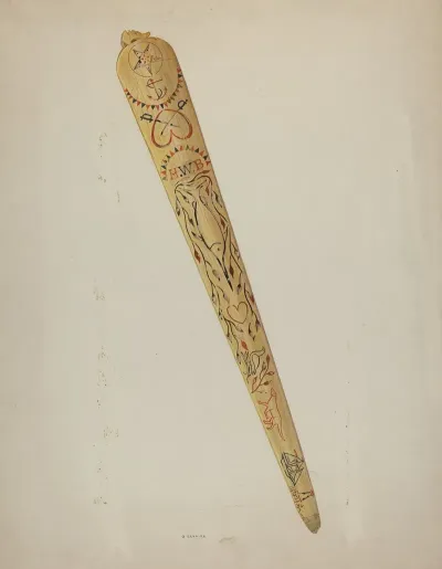 Scrimshaw Swordfish Bill