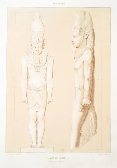 Sculpture Colosse De Ramses Ii Memphis Xixe Dynastie