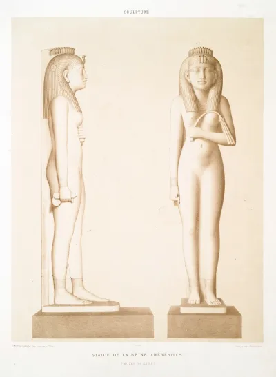 Sculpture Statue De La Reine Amenerites Musee Du Kaire