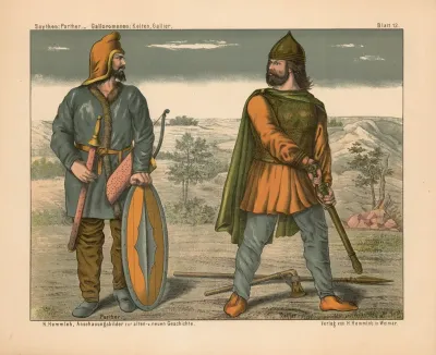 Scythen Parther Galloromanen Kelten Gallier