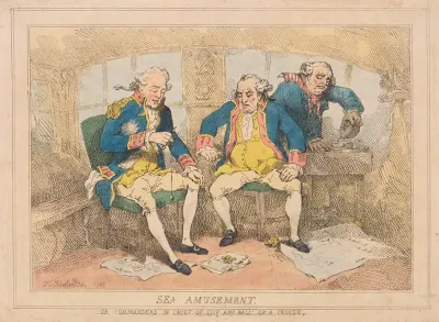 Sea Amusement Or Commanders In Chief Of Cup And Ball On A Cruize