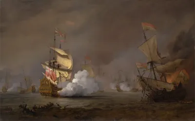 Sea Battle Of The Anglo Dutch Wars