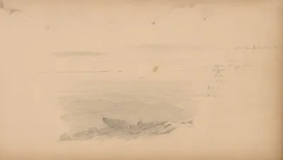 Sea Scape With Color Notations