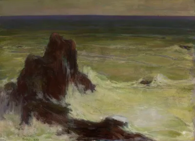 Sea With A Solitary Rock