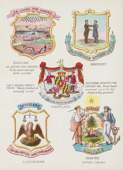 Seals And Coats Of Arms Of America Pl 06