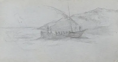 Seascape And Figure