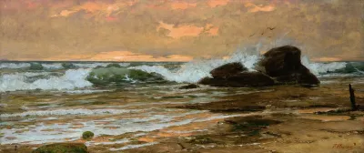 Seascape With Clear Sky
