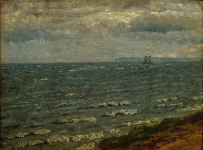 Seascape With Impending Rain Lillebaelt