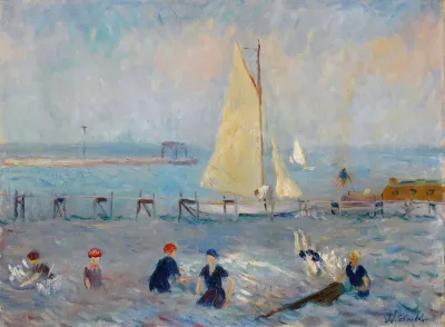 Seascape With Six Bathers Bellport