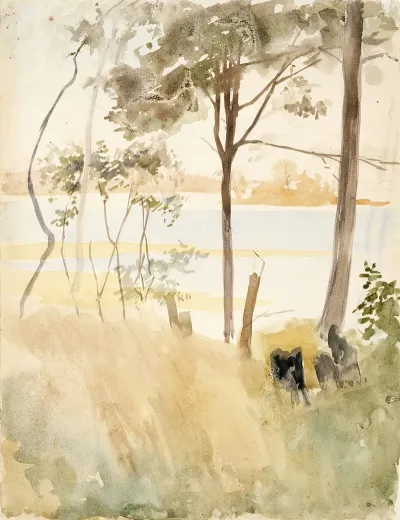 Seashore At Haikko In Autumn