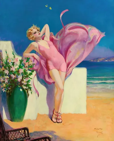 Seaside Flirtation