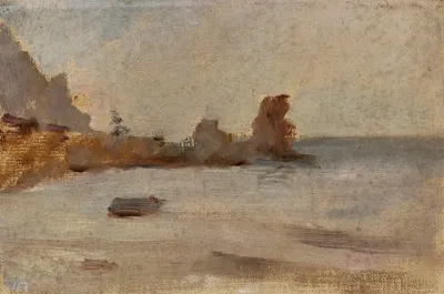 Seaside In Gurzuf From The Journey To Crimea