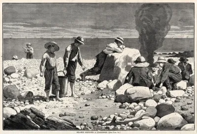 Seaside Sketches A Clam Bake