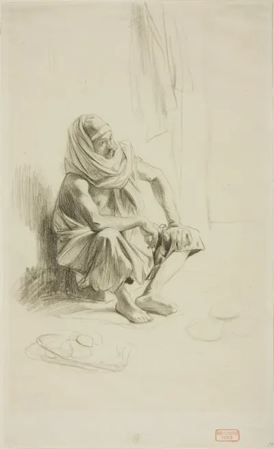 Seated Arab