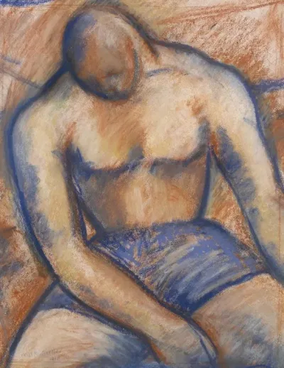Seated Boxer
