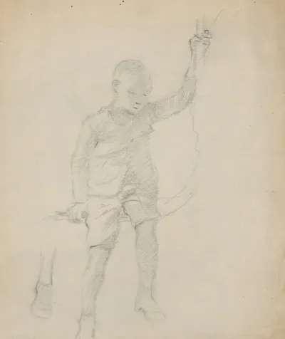 Seated Boy 5