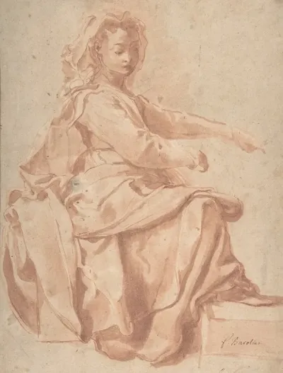 Seated Female Figure 2