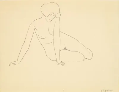 Seated Female Figure 4
