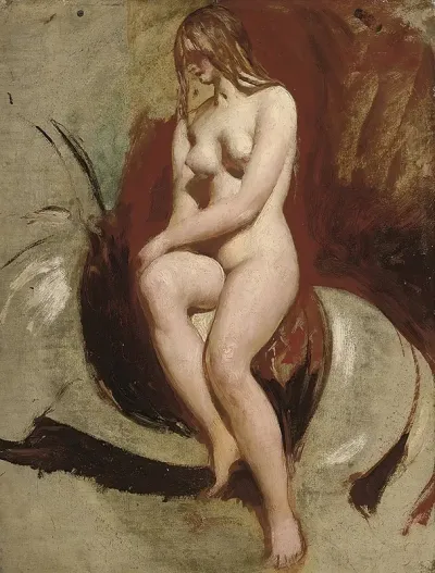 Seated Female Nude 10