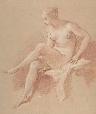 Seated Female Nude 11