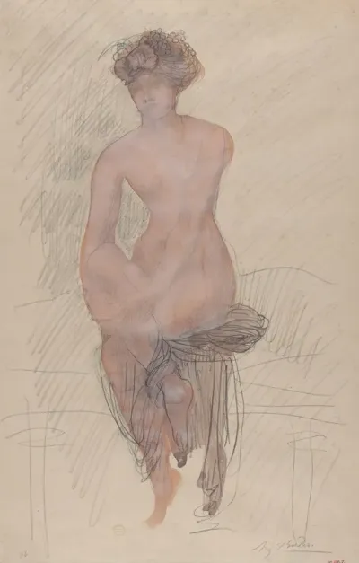 Seated Female Nude 13