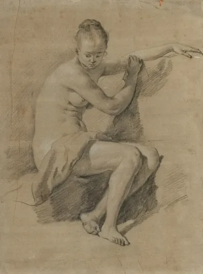 Seated Female Nude 14