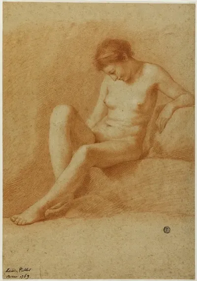 Seated Female Nude 17