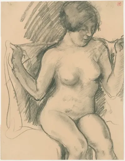 Seated Female Nude 19