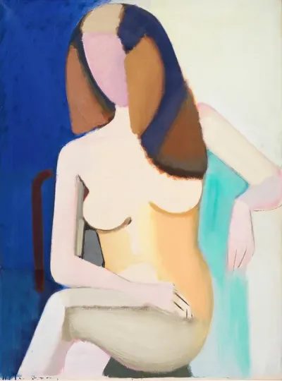Seated Female Nude 21