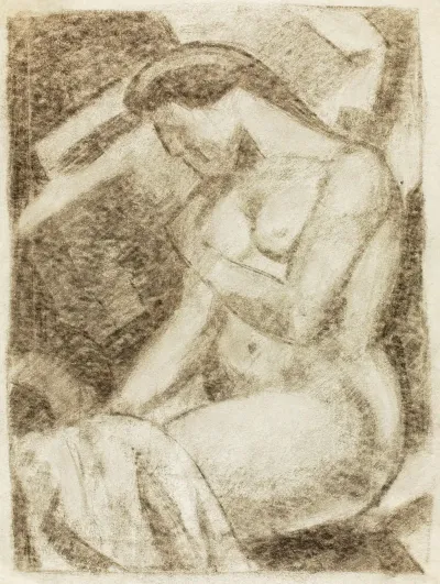 Seated Female Nude 27