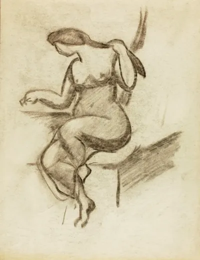 Seated Female Nude 28