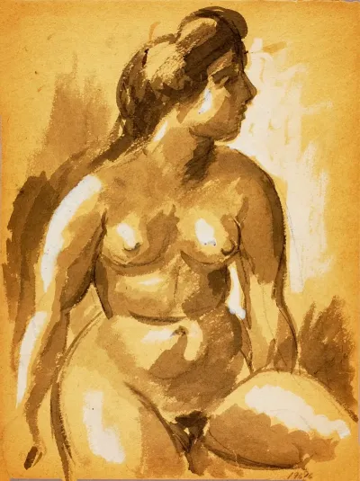 Seated Female Nude 30