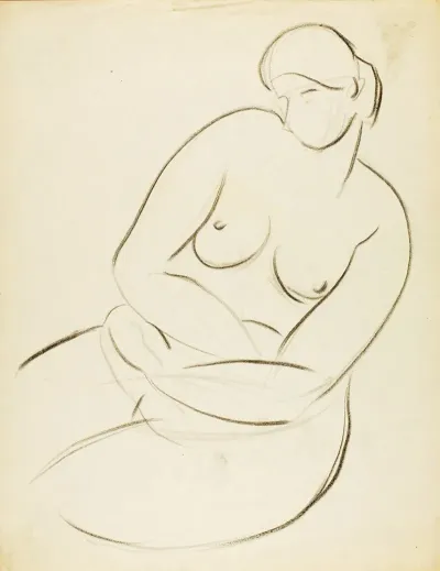 Seated Female Nude 31