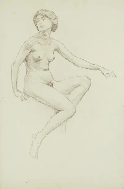 Seated Female Nude 40