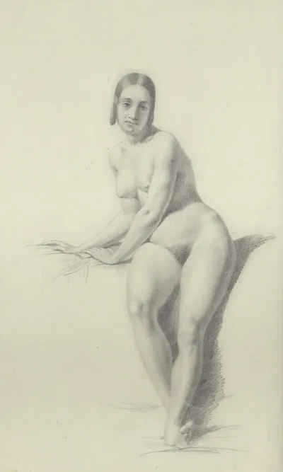 Seated Female Nude 41