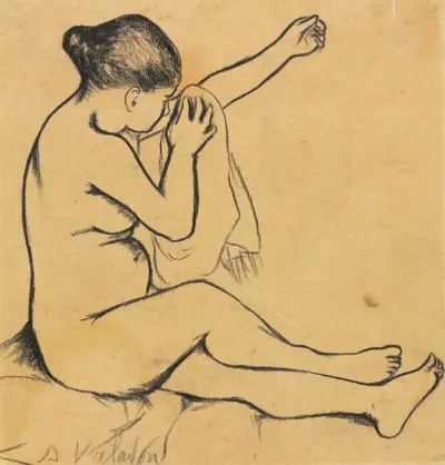 Seated Female Nude 6
