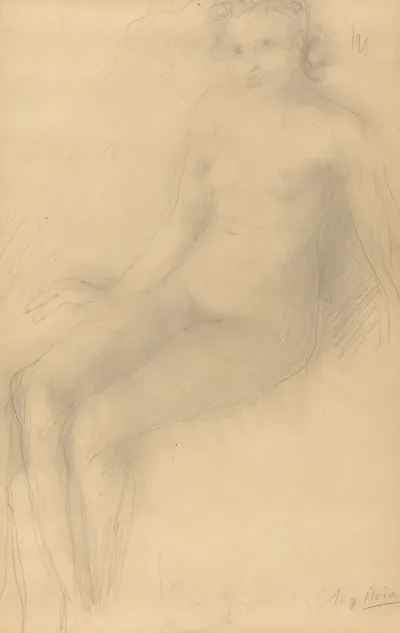 Seated Female Nude 7