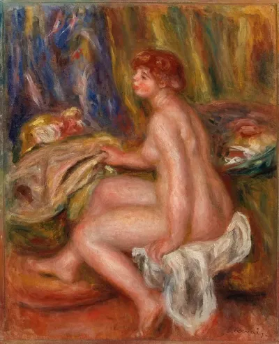 Seated Female Nude Profile View Femme Nue Assise Vue De Profil