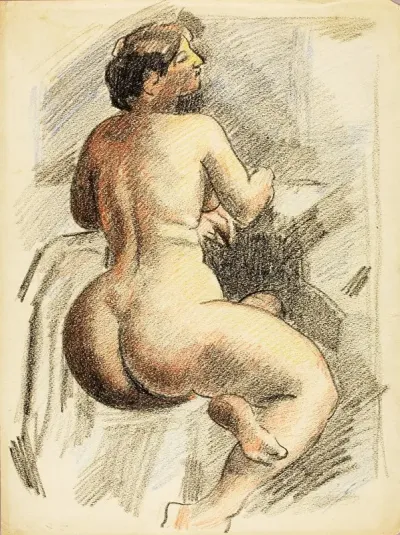 Seated Female Nude Vi