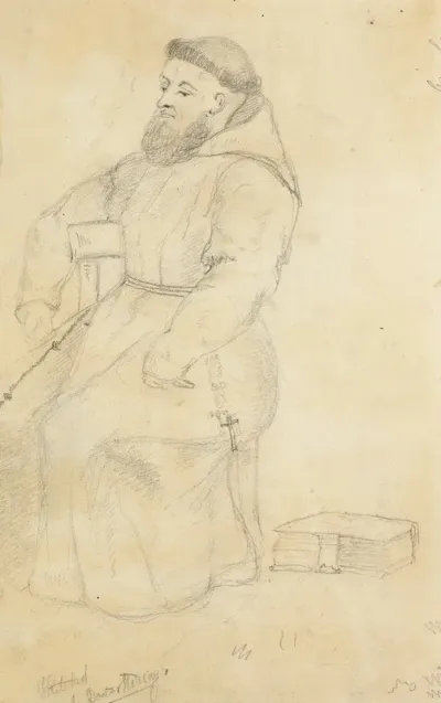 Seated Friar