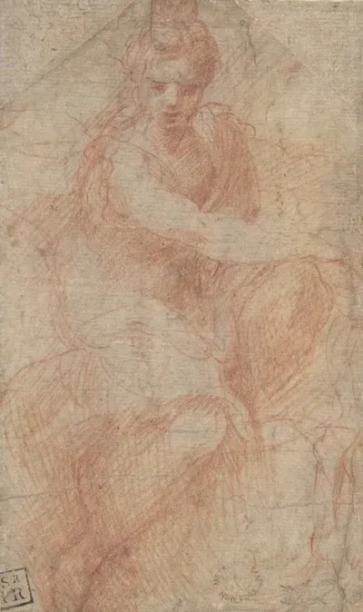 Seated Goddess Diana