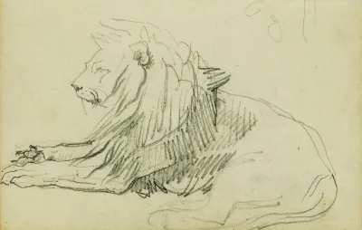 Seated Lion 2