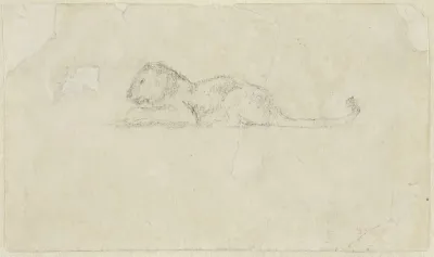 Seated Lioness