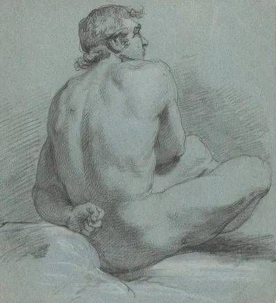 Seated Male Nude 3