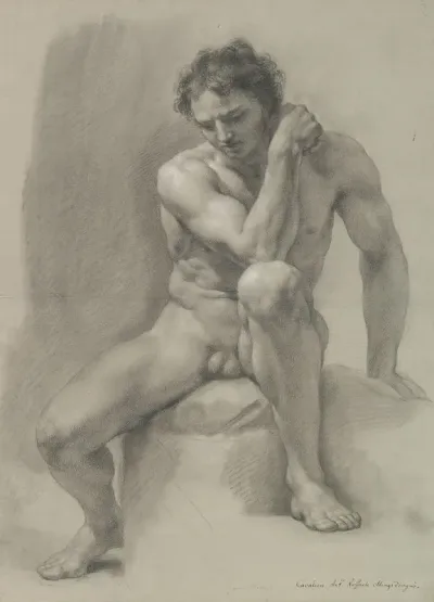 Seated Nude Male