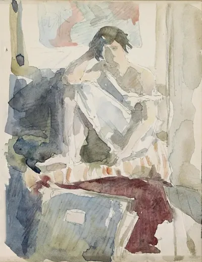 Seated Woman In An Interior