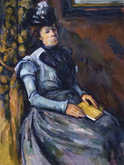 Seated Woman In Blue